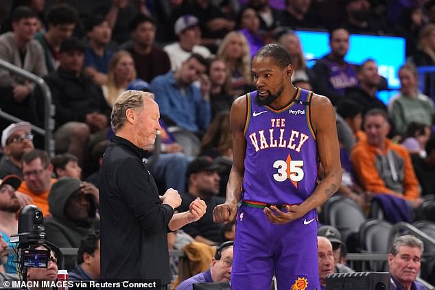 Raging Kevin Durant has warmed altercation with the Suns coach Mike Budenholzer, in return on Clippers