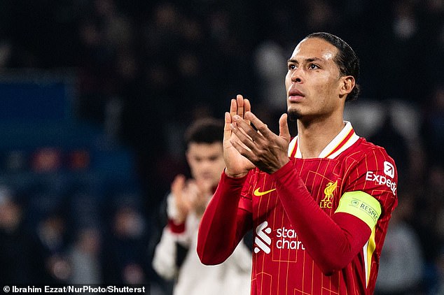 The new images of the tunnel reveal Virgil van Dijk's clash with PSG officials in the half -time on Ibrahima Konate Challenge in Liverpool's victory in Liverpool's victory