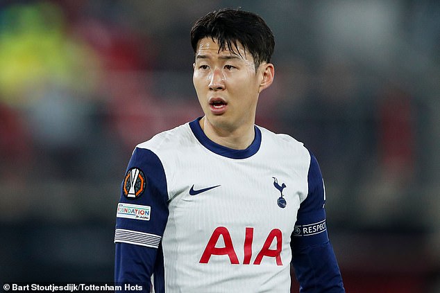 They are Heung-min hits Spurs for the 'disappointing' defeat 1-0 of Az Alkmaar, since the captain warns the loss is a 'great attention call' before the second leg