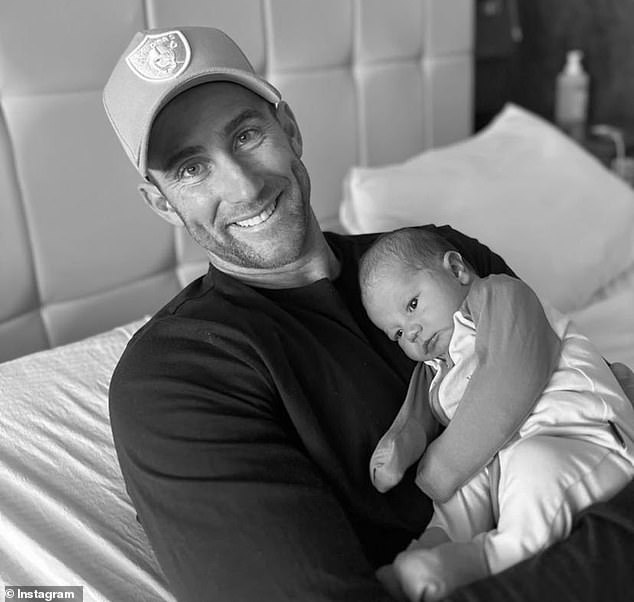 AFL star Jeremy Howe welcomes Baby Boy before the GWS football season