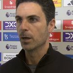 Mikel Arteta leaves Sky Post-Match's sports interview after the questions about Arsenal's failure to sign a striker and the race for the title as 1-1 tie in Man United leaves Gunners 15 points to drift