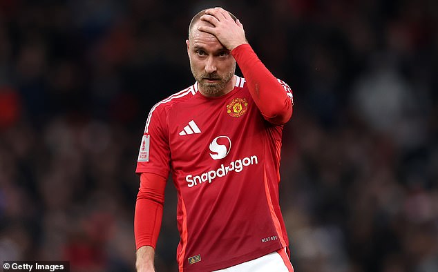 Man United is under great pressure in the Europa League, admits Christian Eriksen, while supporting Rasmus Hojlund in the middle of the 21 -hour goal drought