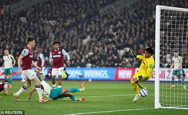 Graham Potter insists that Newcastle's winner should have been discarded by Alexander Isak's impulse while defeat at West Ham's house at home