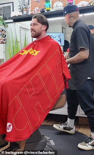 Travis Kelce gets a new haircut, since the star of the bosses cool its appearance after deciding not to retire