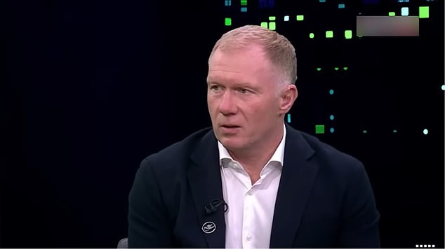 Paul Scholes points to 'disappareting' Man United Player after the Arsenal raffle, and says that Ruben Amorim is 'in desperate need' of a new star