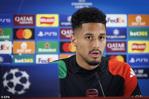 William Saliba insists that he is happy in Arsenal and is determined to do 'great things' in the Emirates in the midst of Real Madrid's interest