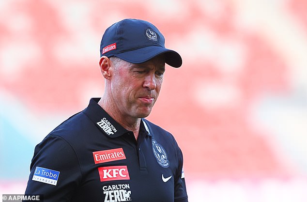 Collingwood coach, Craig McRAe, reveals that his wife hit him with a five -words spray after he broke one of the biggest rules of the game