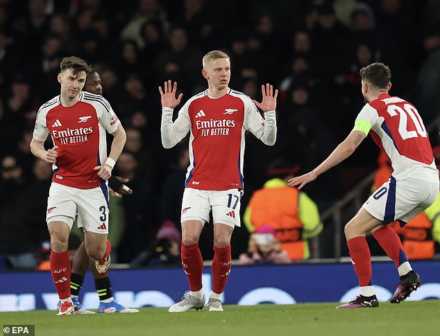 All Arsenal fans say the same after Oleksandr Zinchenko refuses to celebrate after scoring for the Gunners against the PSV in the Champions League