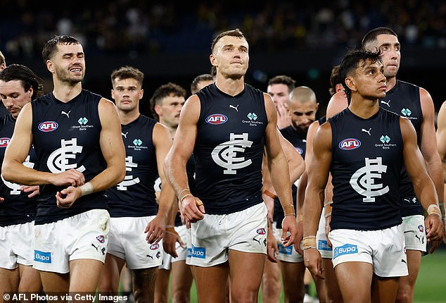 Fans whipped the 'unpleasant' abuse while the legend of blues speaks after the 'darkest night in the history of Carlton'