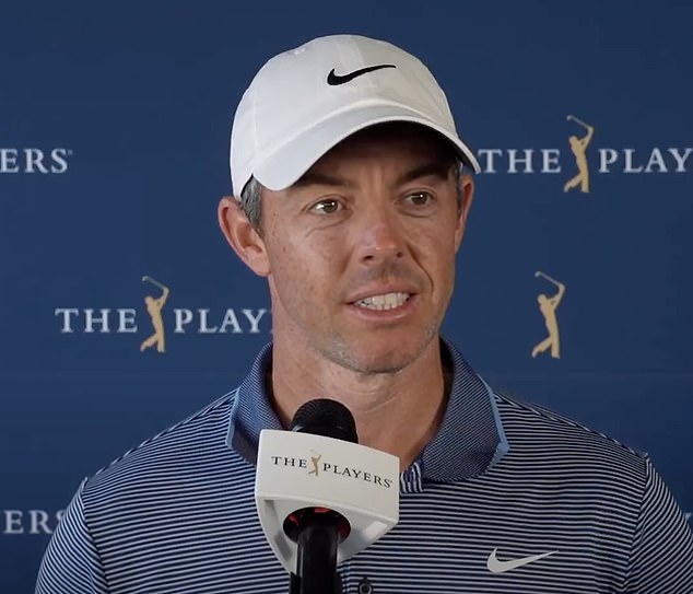 Rory Mcilroy offers a three -words response while the golfer breaks his silence for the angry altercation that saw him steal a fan's phone later