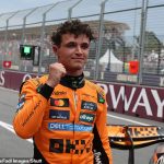 Lando Norris takes the pole position for the Australia Grand