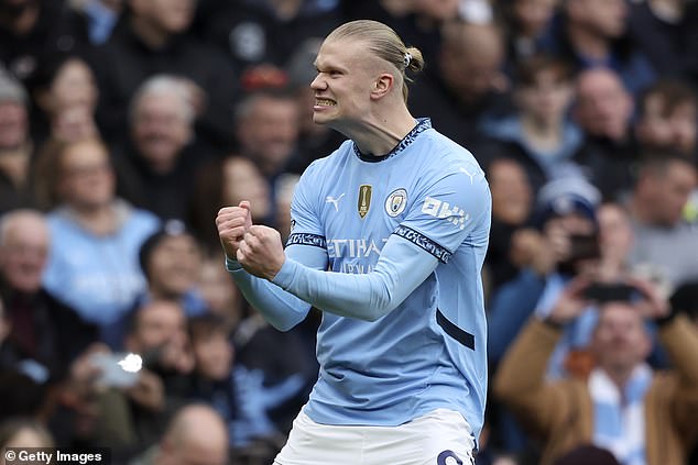 Erling Haaland breaks the Premier League record that Alan Shearer had previously celebrated for 30 years when he scored in Man City's clash with Brighton