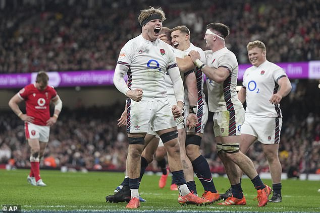 Wales 14-68 England: Steve Borthwick's men keep the hopes of the six-nations title alive while running at ten attempts for the dominant victory in Cardiff