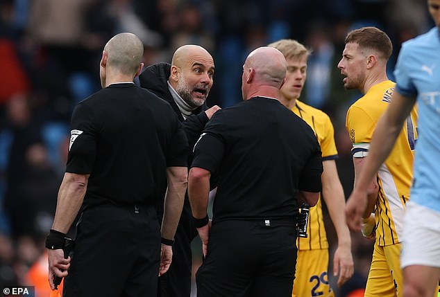 Pep Guardiola is enraged in the referee for reserving Jeremy Doku for diving against Brighton, and confirms the injury coup to Key Man City Star