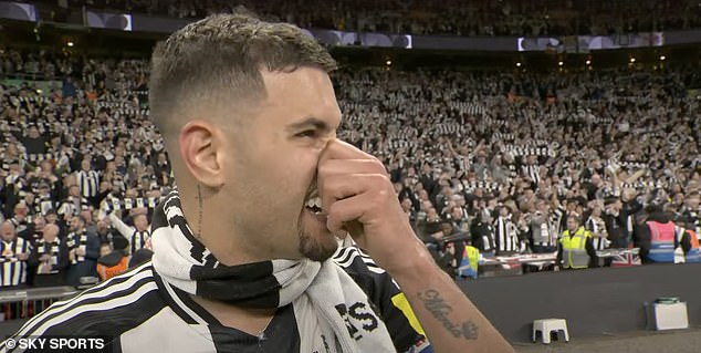 Newcastle's captain, Bruno Guimaraes, greets “the best day of my life” and says he wants to become a club legend like Alan Shearer after taking his side to the glory of the Carabao Cup in Wembley