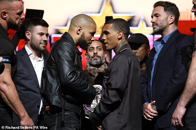 Chris Eubank Jr accepts a bet of £ 1 million with Eddie Hearn for a match with Conor Benn, before his rival returns as the word war increases