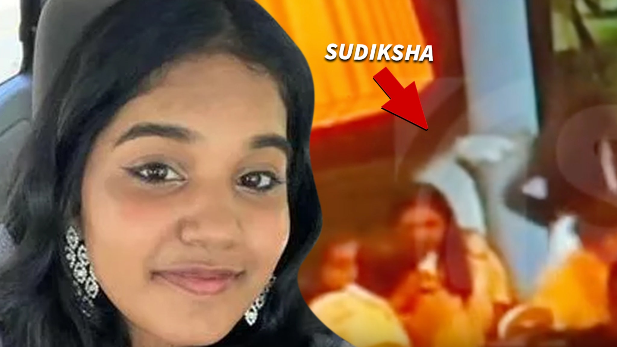 Sudiksha Konanki apparently saw himself handed over in a new video in the hotel bar