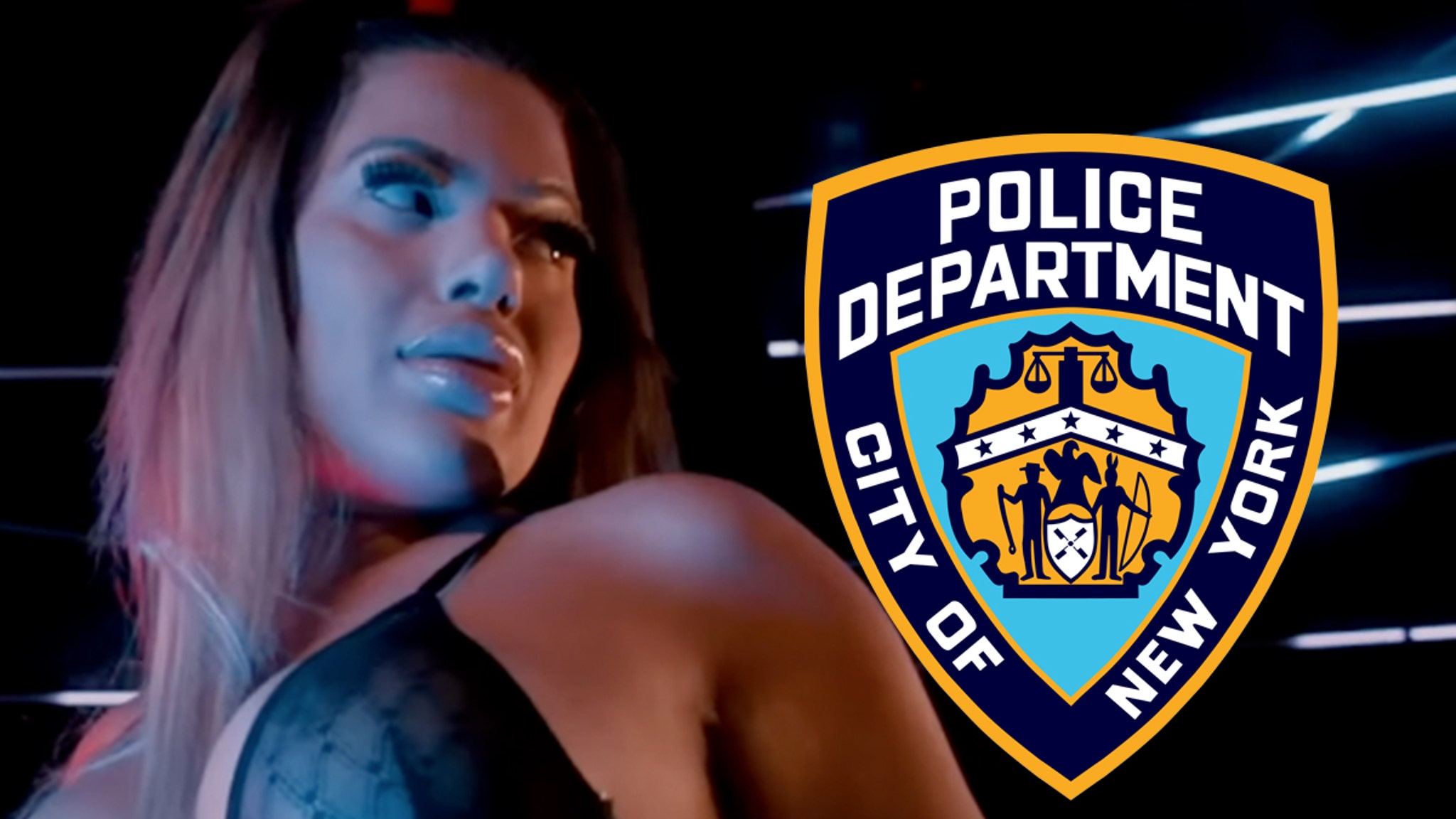 NYPD Detective Twernpy Straide the heavy, stripper in rap video