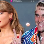 Justin Bieber Posts IG with Taylor Swift Song, fans think it's about feud