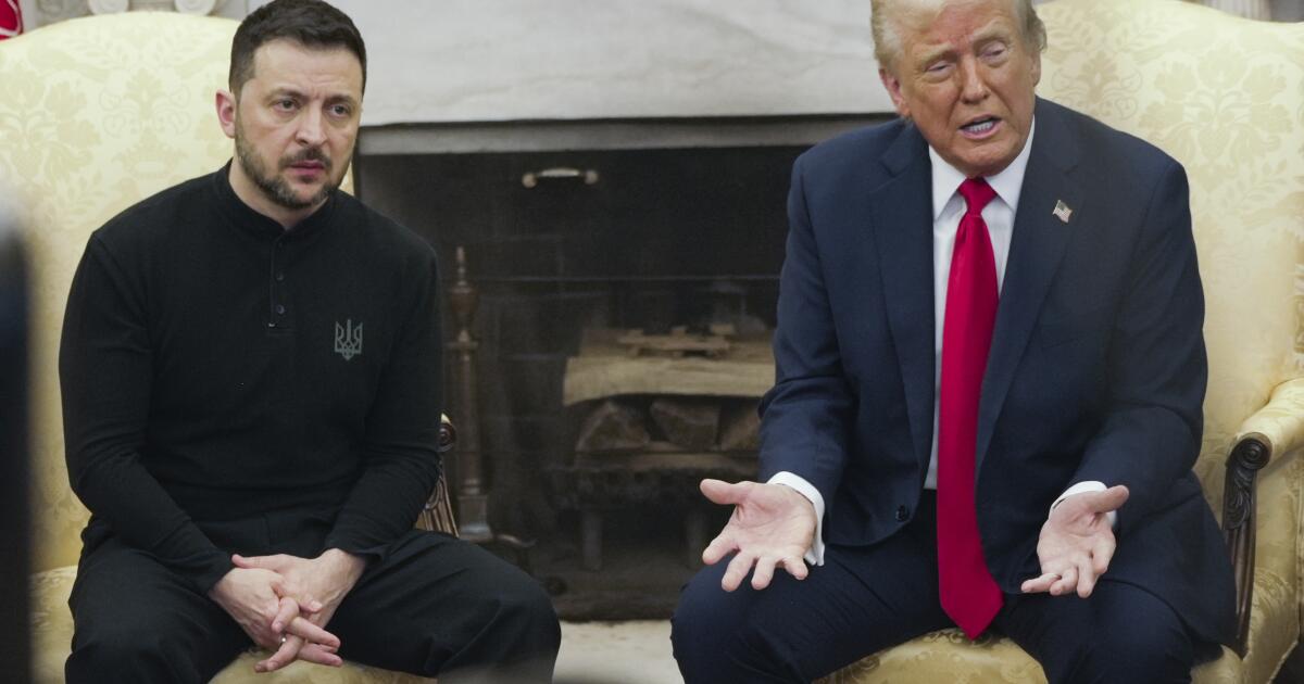 Trump and Vance describe Zelensky in the Oval Office Blowup